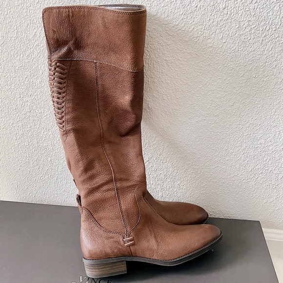 ✨New VINCE CAMUTO Patamina Leather Riding Boots - Picture 2 of 8